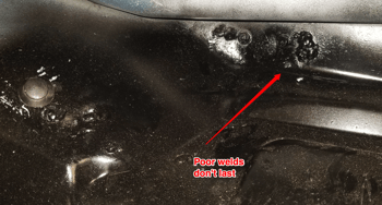 Subaru firewall repair