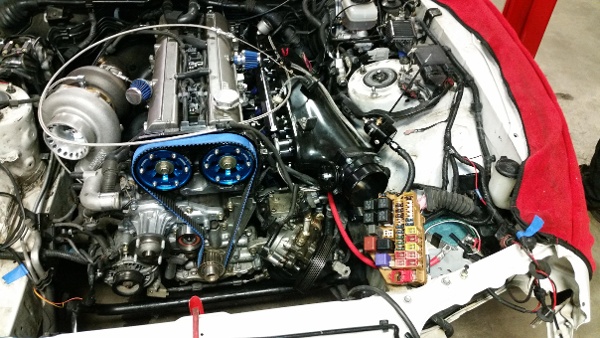 Toyota Supra Turbo fabrication